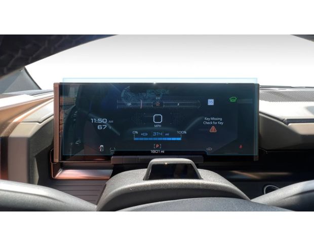Защитное стекло Pixsel на приборную панель HUMMER EV 14.7“ 2022 - (гибридное мат)
