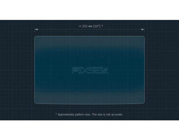 Захисне скло Pixsel на монітор CHEVROLET BOLT 11.7“ 2022 - (гібридне мат)