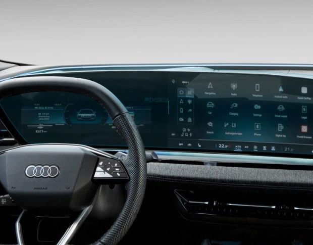 Захисне скло Pixsel на панель приладів AUDI Q6 E-TRON 32.2“ 2024 - (гібридне глянець)