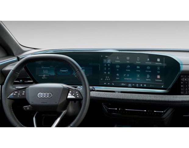 Защитное стекло Pixsel на приборную панель AUDI Q5 E-TRON 32.2“ 2024 - (гибридное мат)