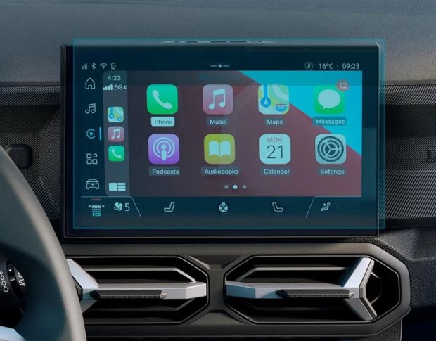 Захисне скло Pixsel на монітор RENAULT DUSTER 11.3“ 2024 - (гібридне глянець)