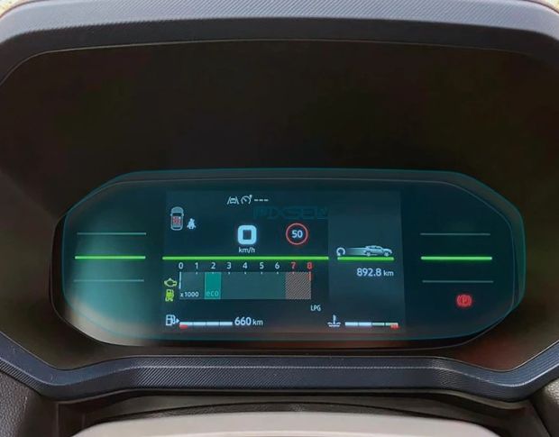 Защитное стекло Pixsel на приборную панель DACIA DUSTER 12.2“ 2024 - (гибридное мат)