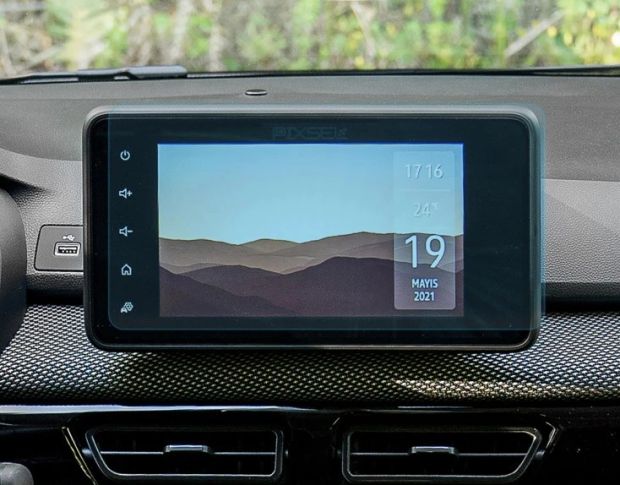 Защитное стекло Pixsel на монитор RENAULT TALIANT 11.2“ 2021 - (гибридное мат)
