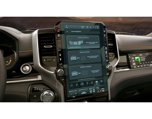 Защитное стекло Pixsel на монитор DODGE RAM 1500 15.4“ 2024 - (гибридное глянец)