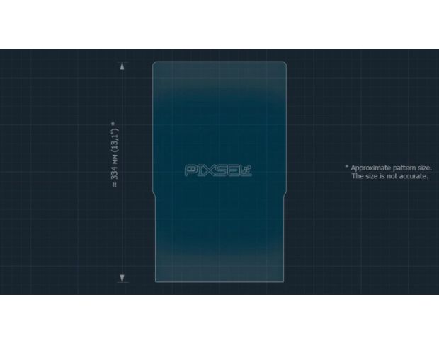 Защитное стекло Pixsel на монитор DODGE RAM 1500 15.4“ 2024 - (гибридное глянец)