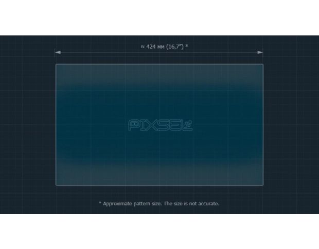 Захисне скло Pixsel на монітор TESLA CYBERTRUCK 19.3“ 2024 - (гібридне глянець)