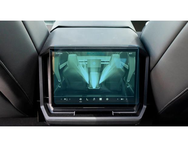 Защитное стекло Pixsel для заднего монитора TESLA CYBERTRUCK 10.2“ 2024 - (гибридное глянец)