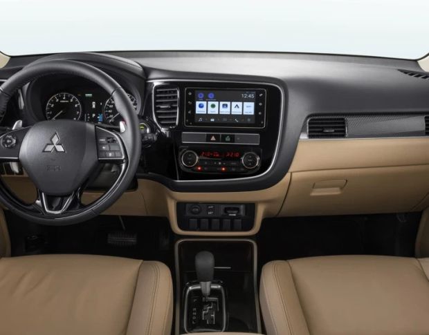 Защитное стекло Pixsel на монитор MITSUBISHI OUTLANDER 8.9“ 2019 - 2022 (гибридное глянец)