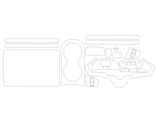 Комплект викрійок для салону VOLVO EX30 2025 -