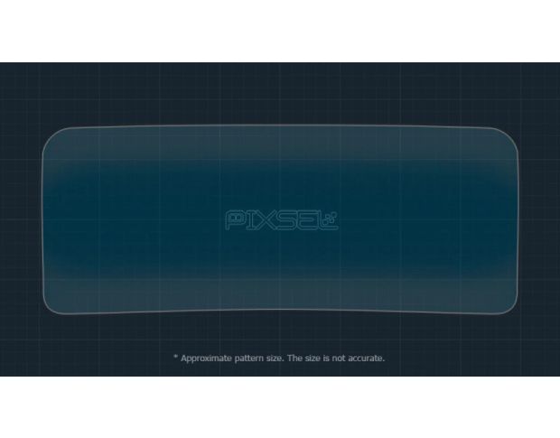 Защитное стекло Pixsel на приборную панель HYUNDAI KONA HYBRID 10.7“ 2020 - 2023 (гибридное глянец)