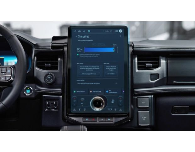 Захисне скло Pixsel на монітор FORD F-150 LIGHTNING 16.7“ 2022 - (гібридне глянець)