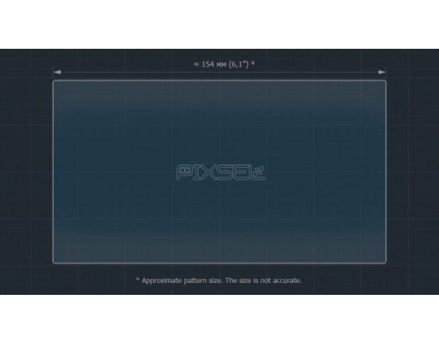 Защитное стекло Pixsel на монитор DACIA DUSTER 6.9“ 2017 - 2021 (гибридное мат)