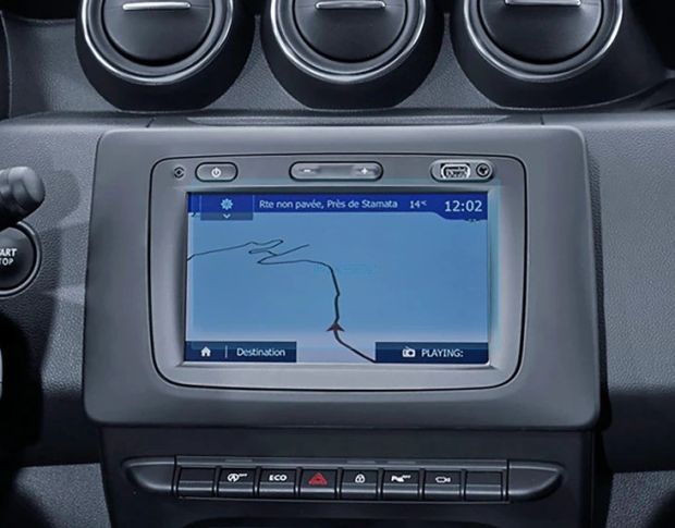 Защитное стекло Pixsel на монитор DACIA DUSTER 6.9“ 2017 - 2021 (гибридное мат)