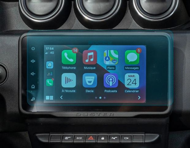 Защитное стекло Pixsel на монитор DACIA DUSTER 11.2“ 2021 - 2024 (гибридное мат)