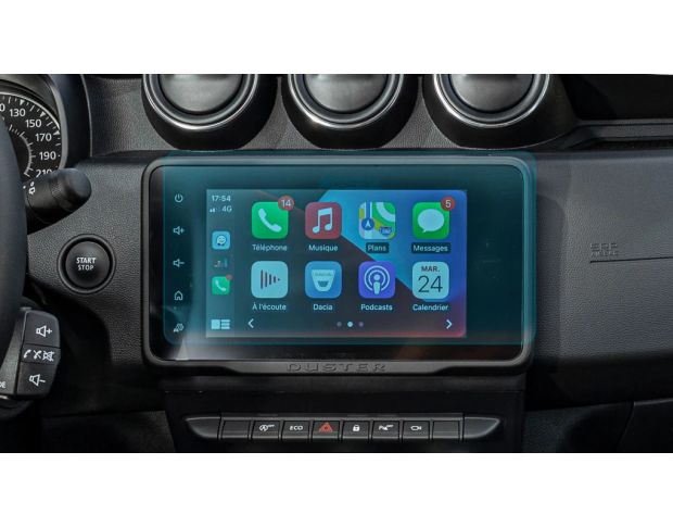 Защитное стекло Pixsel на монитор DACIA DUSTER 11.2“ 2021 - 2024 (гибридное мат)