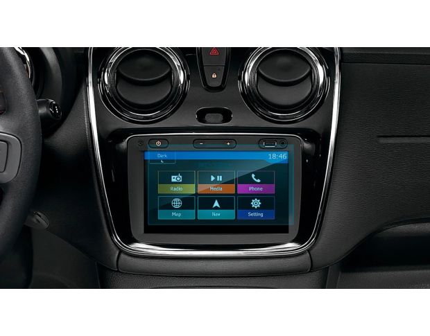 Захисне скло Pixsel на монітор DACIA LODGY 6.9“ 2012 - 2016 (гібридне глянець)