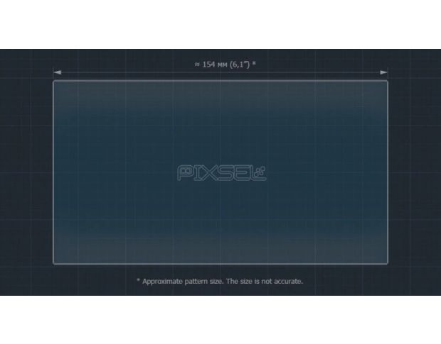 Захисне скло Pixsel на монітор DACIA LODGY 6.9“ 2012 - 2016 (гібридне глянець)