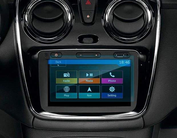 Захисне скло Pixsel на монітор DACIA LODGY 6.9“ 2012 - 2016 (гібридне мат)