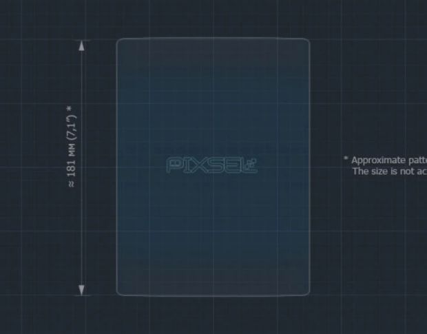 Захисне скло Pixsel на монітор VOLVO C40 8.9“ 2021 - (гібридне мат)