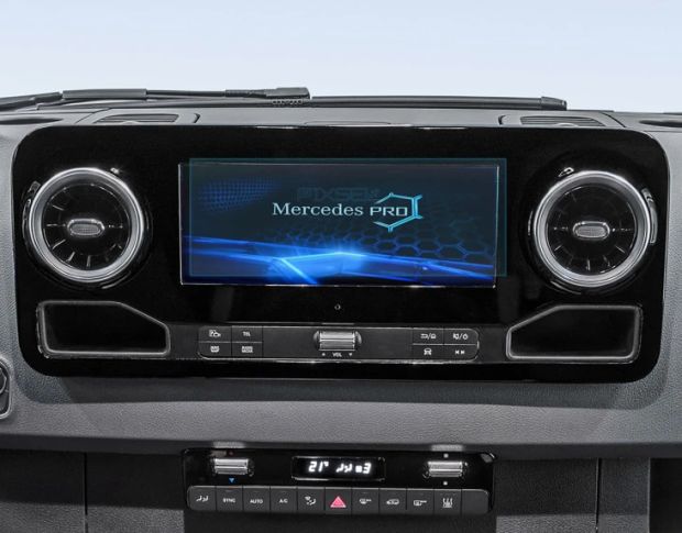 Защитное стекло Pixsel на монитор MERCEDES-BENZ SPRINTER 10.2“ 2018 - (гибридное глянец)