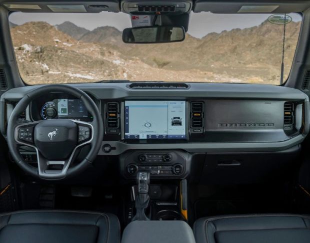 Защитное стекло Pixsel на монитор FORD BRONCO 12.2“ 2021 - (гибридное глянец)