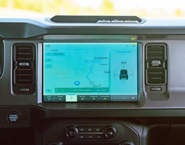 Захисне скло Pixsel на монітор FORD BRONCO 12.2“ 2021 - (гібридне мат)