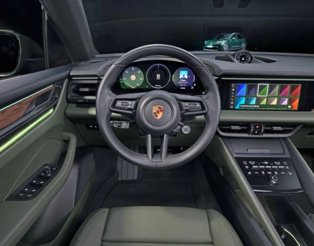 Захисне скло Pixsel на монітор PORSCHE MACAN 12.5“ 2024 - (гібридне глянець)