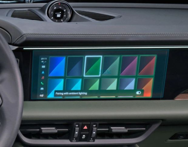 Захисне скло Pixsel на монітор PORSCHE MACAN 12.5“ 2024 - (гібридне мат)