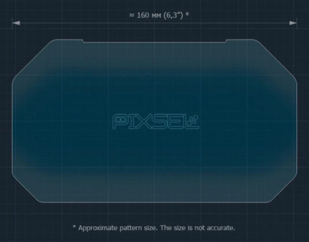 Захисне скло Pixsel на спідометр мотоцикла MUSSTANG REGION ST200 7.3“ (гібридне глянець)