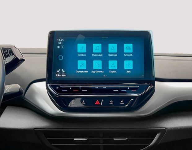 Захисне скло Pixsel на монітор VOLKSWAGEN ID.4 11.7“ 2020 - (гібридне глянець)