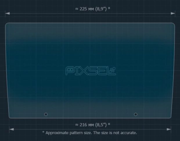Захисне скло Pixsel на монітор REDPOWER 75182 HI-FI 9“ (гібридне мат)