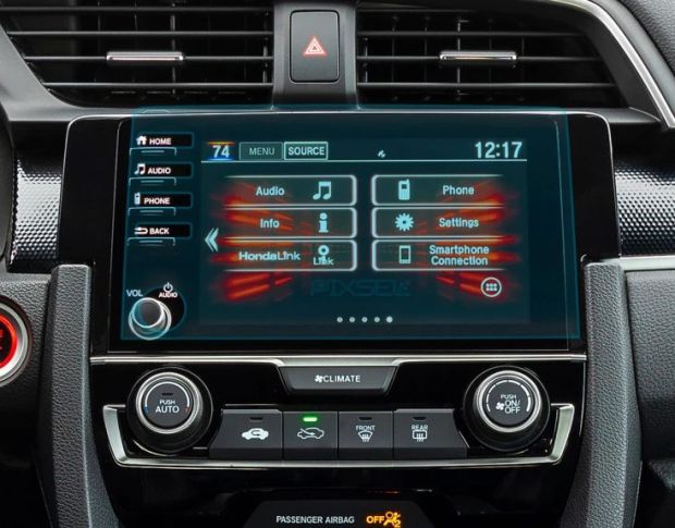 Захисне скло Pixsel на монітор HONDA CIVIC 9.4“ 2015 - 2020 (гібридне мат)