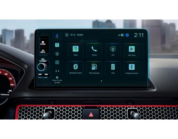 Захисне скло Pixsel на монітор HONDA CIVIC 11“ 2021 - (гібридне глянець)