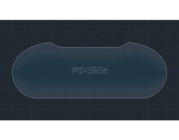 Захисне скло Pixsel на панель приладів BENTLEY CONTINENTAL GT 12“ 2024 - (гібридне глянець)