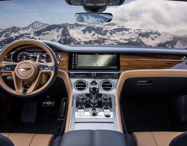 Захисне скло Pixsel на панель приладів BENTLEY CONTINENTAL GT 12“ 2024 - (гібридне глянець)