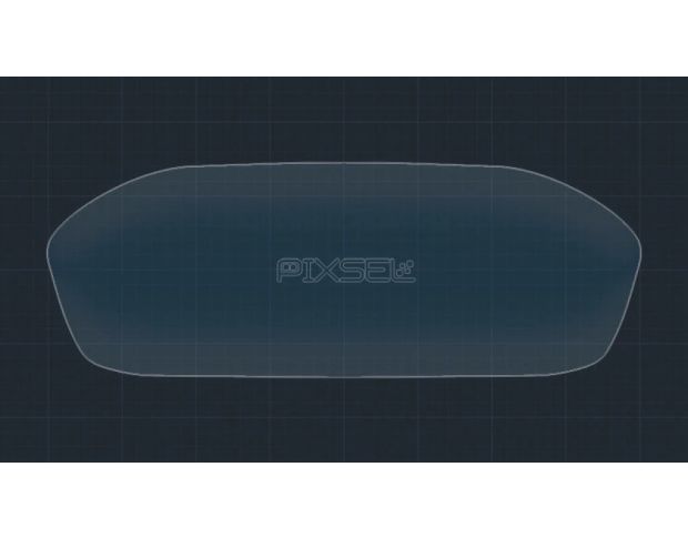 Захисне скло Pixsel на панель приладів AUDI A4 / S4 / RS4 12“ 2019 - 2020 (гібридне глянець)