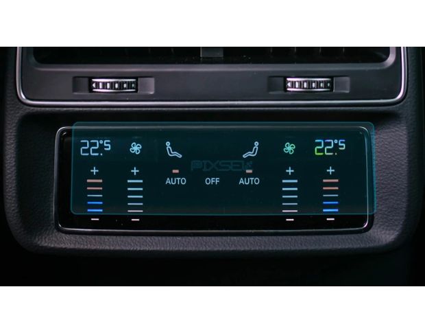 Захисне скло Pixsel на задній клімат-контроль AUDI Q7/SQ7/RSQ7 6.6“ 2024 - (гібридне глянець)