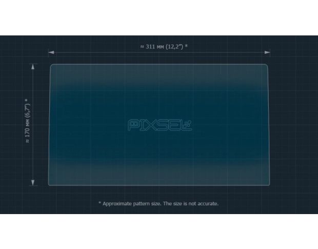 Захисне скло Pixsel на монітор CUPRA LEON 14“ 2024 - (гібридне мат)