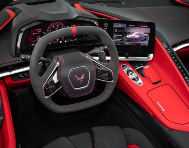 Захисне скло Pixsel на монітор CHEVROLET CORVETTE 15.8“ 2019 - (гібридне мат)