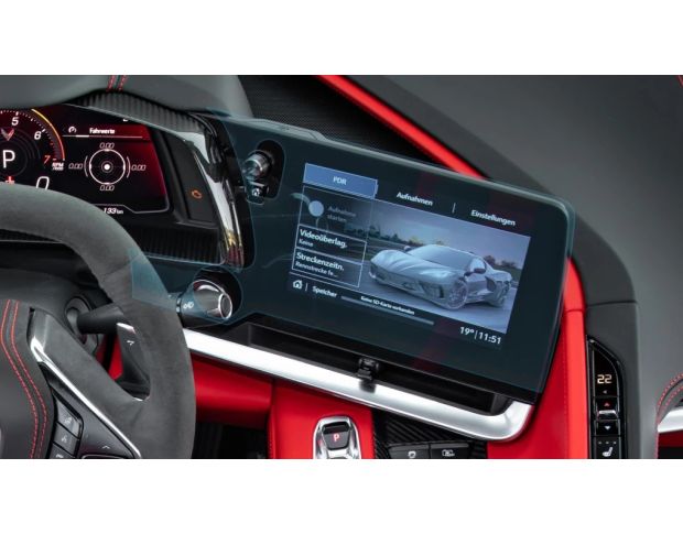 Захисне скло Pixsel на монітор CHEVROLET CORVETTE 15.8“ 2019 - (гібридне мат)