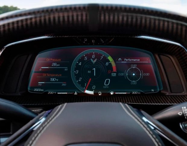 Защитное стекло Pixsel на приборную панель CHEVROLET CORVETTE 11.7“ 2019 - (гибридное глянец)