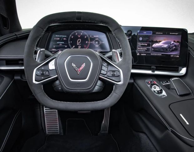 Защитное стекло Pixsel на приборную панель CHEVROLET CORVETTE 11.7“ 2019 - (гибридное мат)