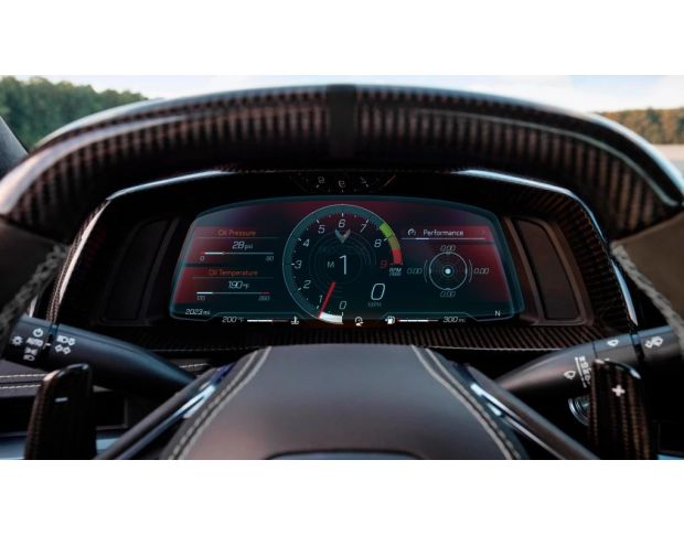 Защитное стекло Pixsel на приборную панель CHEVROLET CORVETTE 11.7“ 2019 - (гибридное мат)
