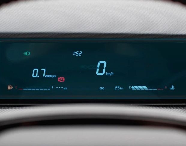 Защитное стекло Pixsel на приборную панель JETOUR DASHING 9.5“ 2022 - (гибридное мат)
