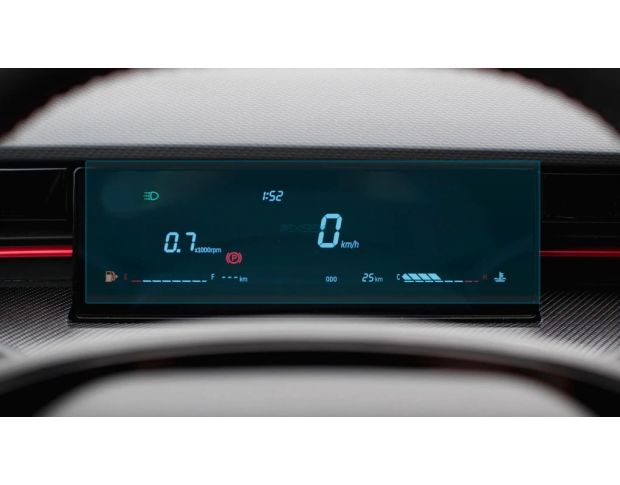 Защитное стекло Pixsel на приборную панель JETOUR DASHING 9.5“ 2022 - (гибридное мат)