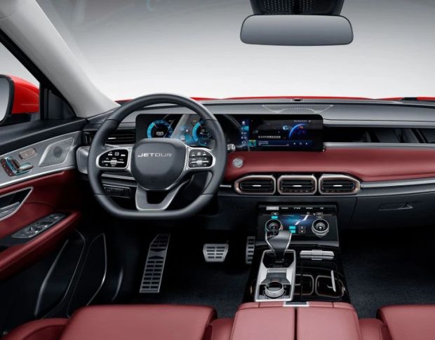 Защитное стекло Pixsel на приборную панель JETOUR X70 PLUS 24.7“ 2024 - (гибридное глянец)