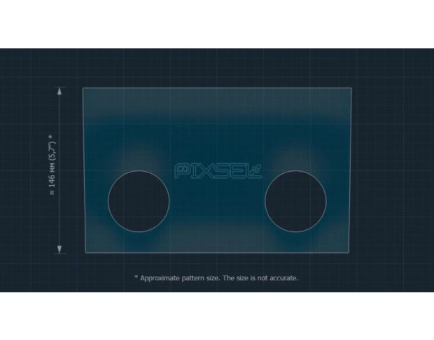 Захисне скло Pixsel на клімат-контроль JETOUR X70 PLUS 11“ 2024 - (гібридне мат)