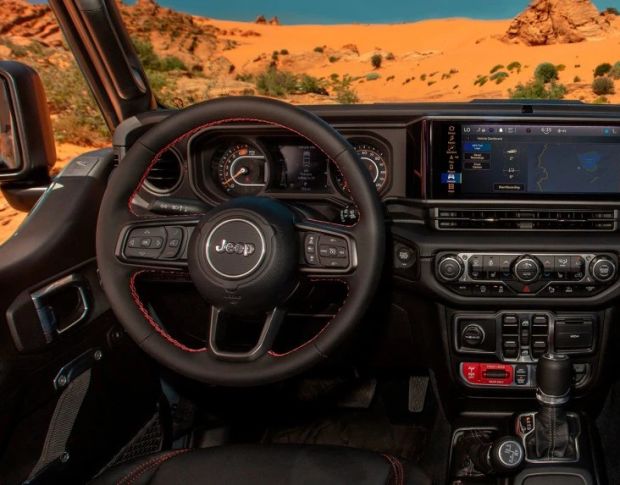 Защитное стекло Pixsel на монитор JEEP WRANGLER 14.2“ 2023 - (гибридное мат)