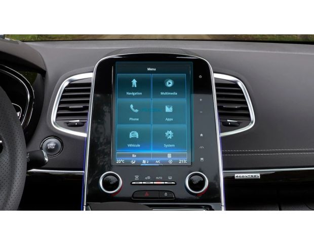 Захисне скло Pixsel на монітор RENAULT ESPACE 8.6“ 2015 - 2023 (гібридне мат)