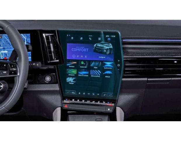 Захисне скло Pixsel на монітор RENAULT ESPACE 12.6“ 2023 - (гібридне мат)